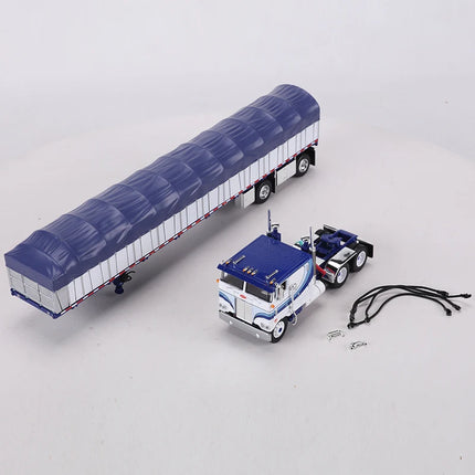 DCP 1:64 Kenworth W900A with 60" Aerodyne/Peterbilt Model 352 COE 110"/Peterbilt Model 389 with 63" Flat Diecast Alloy Model Car