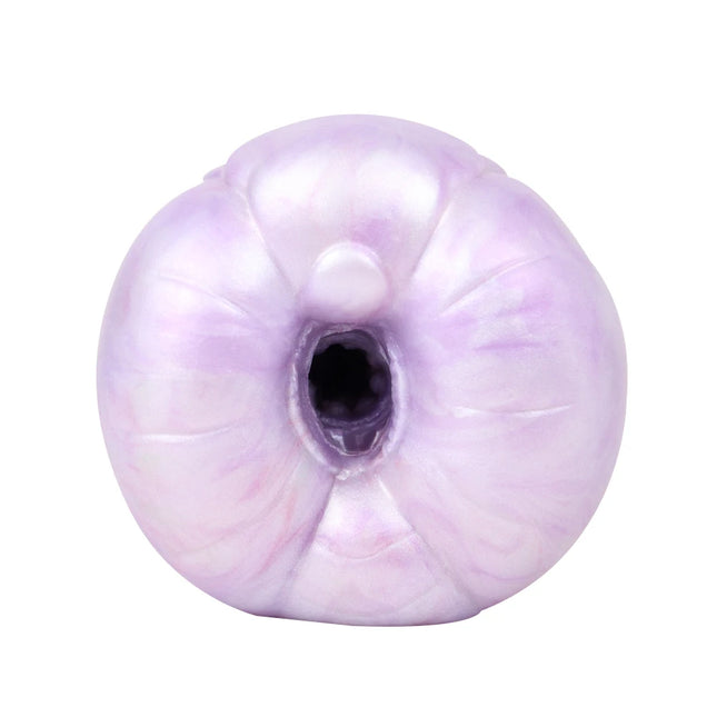 SHAZ Glossy Purple Fantasy Dragon Onahole, Soft Silicone Male Masturbator Stroker with Realistic Tunnel, Adult Male Pleasure Toy