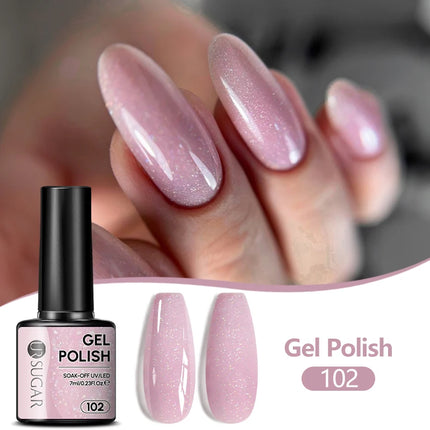 UR SUGAR 7ML Nail Gel Fresh Macaron 107 Colors All For Manicure Semi Permanent Soak Off LED UV Long-Lasting Nail Art Varnish