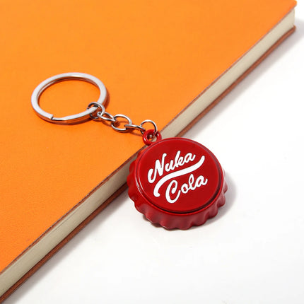 Game Series Red Letter Coke Bottle Cap Bottle Opener Multifunctional Pendant Keyring Men Women Backpack Jewelry Accessories