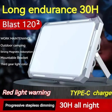 Portable Outdoor Camping Lantern Super Long Battery Life Rechargeable Emergency Light Strong Magnet Work Light for Repair