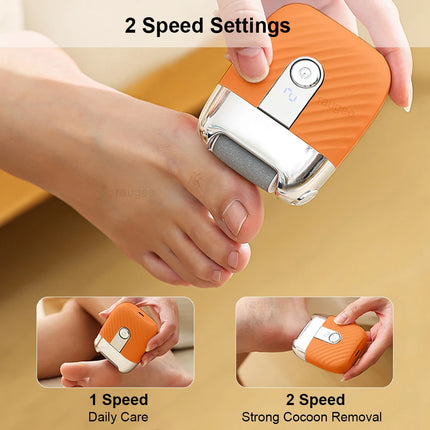 Electric Foot Grinder Thick Leather Polishing Foot Grinder Rechargeable Automatic Foot Dry Hard Dead Skin Callus Remover Tool