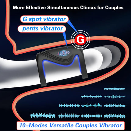 APP Control Vibrating Cock Ring For Men Clitoris Stimulation Ejaculation Delay Penis Ring Adult Supplies Sex Toy For Couples