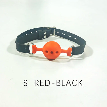 Thierry Fetish Extreme Breathable Silicone Ball Gag Bondage Restraints Open Mouth Gags Adult Game Sex Toys For Couple Size S M L