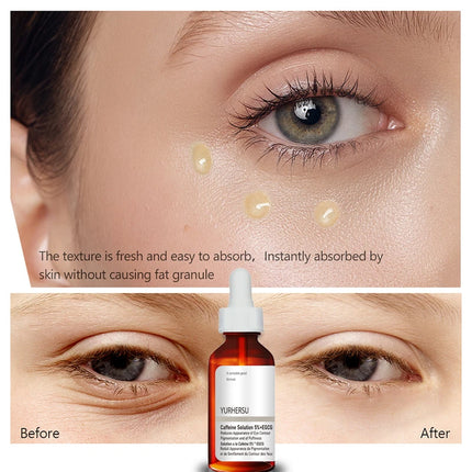 Caffeine Eye Serum Gently soothes the delicate skin around the eyes a moisturizing refreshing serum suitable for daily skincare