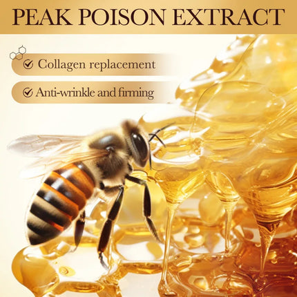 Bee Venom Face Serum Anti Wrinkle Firming Tighten Skin Care Reduce Eye Fine line Tender Brighten Facial Essence