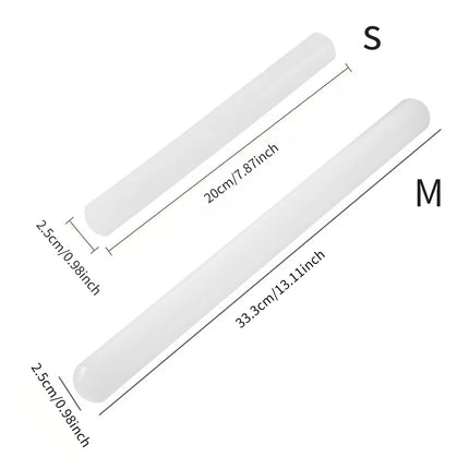 1PC-Plastic Rolling Pin Non-Stick Dough Roller for Home Use Dumpling Skin Rolling Stick Baking Tool