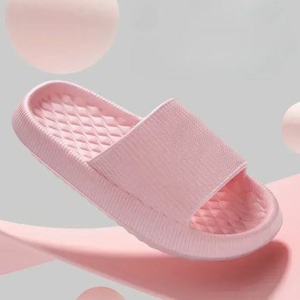 Women's Thick Platform Cloud Slippers EVA Soft Sole Pillow Slides Summer Beach Flip Flops Women Non Slip Bathroom Home Slippers