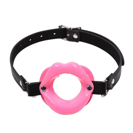 Female Blowjob Toy Sex Slave Rubber Lips O Ring Open Mouth Gag Oral Fetish Bdsm Bondage Restraints Erotic Sexual Toys Adult Game