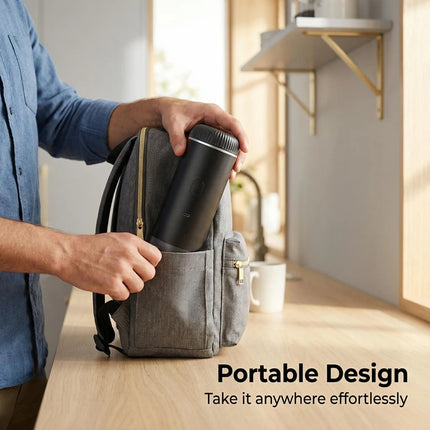 Portable Espresso Machine for TravelTravel Coffee Maker 20-Bar Extraction Compatible with Ground Coffee & NS Capsule