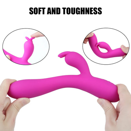 Normal/ Heated Dildos Rabbit Vibrators For Women Clitoris Nipple Stimulator Vaginal Anal Plug Sex Toys Female Masturbator Erotic