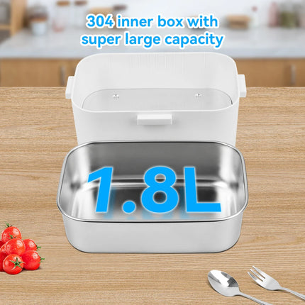 New Electric Lunch Box  Portable  Food Heater Bowl 1.8L for Car Truck Homes Offices Dining Box Microwave Oven EU US Plug