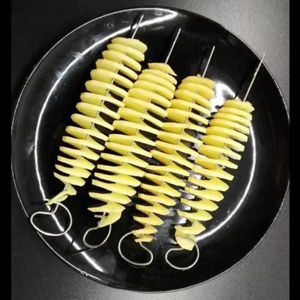 Kitchen Whirlwind Potato Spiral Cutter Potato Tower Making Machine Vegetable Slicer Vegetable Tools Accessories Gadgets