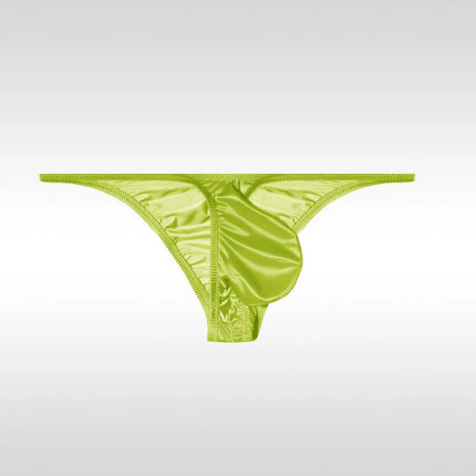 Men's Underwear Ice Silk Low Rise Sexy Bikini Briefs