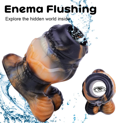NNSX Liquid Silicone Anal Gape Plug Fantasy Butt Plug Vagina Massage Prostate Stimulation Fisting BDSM Sex Toys For Woman Men