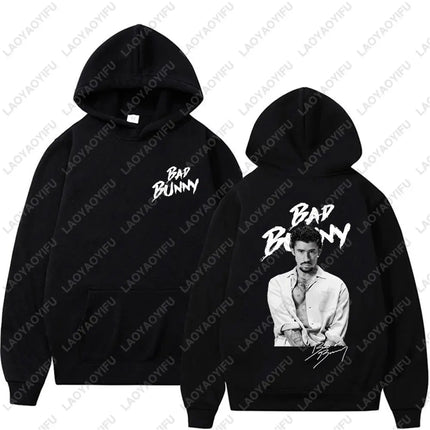 Rapper Bad Bunny Debi Tirar Más Fotos Album DTMF Merch Men Woman Hoodies Fashion Casual Vintage Drop Shoulder Sweatshirt Hoodie