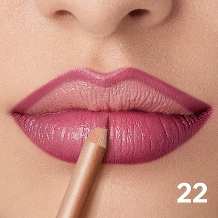 Matte Lip Liner Pencil Nude, Long-Lasting Waterproof, Smudge-Proof, Precise Outline, Smooth Creamy Formula