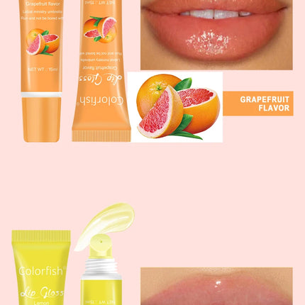 24PCS Flower and Fruit Lip Balm set moisturizes, improves lip condition and moisturizes Valentine's Day gift party gifts