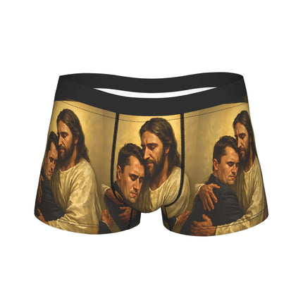 Charlie Kirk Angelic Advocate  Underwear  Funny Panties Printed Boxer Brief For Men 3D Pouch Plus Size Boxershorts