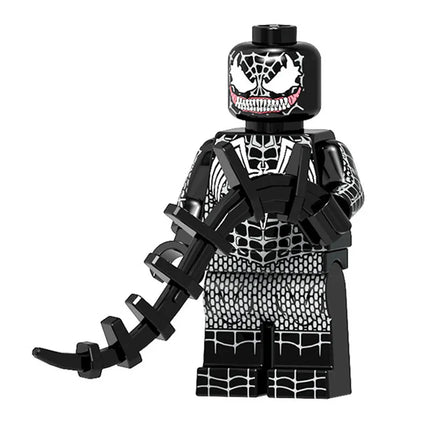 New 5cm Marvel Spider-Man Venom Building Block Figures Assembleable Figure Desktop Ornament Decorations Best Gifts for Childrens
