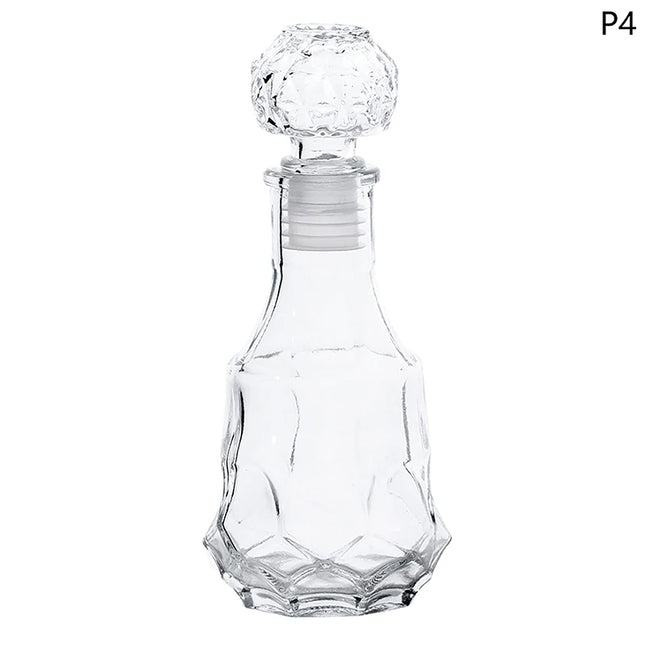 1Pc 100/150ml Transparent Glass Cup Whiskey Decanter Party Barware Whiskey Glass Bottle For Liquor  Bourbon Barware