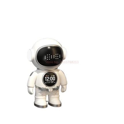 Ai Astronaut Robot Voice Control Bluetooth Wifi Dual Mode Alarm Clock Desktop Toy Dynamic Expression Movable Joint Type C