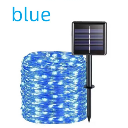 Outdoor Solar String Light 300/200/100/50 LED Fairy Garland 8 Mode Garden Yard Tree Christmas Party Waterproof Copper Wire Lamp
