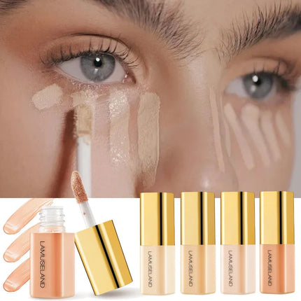 New Mini Concealer Moisturizing Liquid Concealer Coverage Pores Invisible Full Dark Circles Lasting Foundation Cream Face Makeup