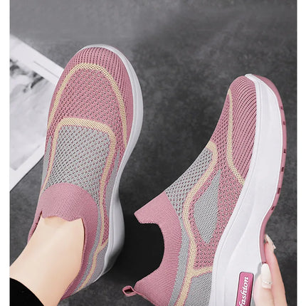 Women's Luxary Chunky Sneakers 2025 trend Fashion Mesh Breathable Shoes for women Sports Running Casual Ladies Fitness Vulcanize