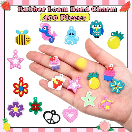 Loom Band Charms Silicone DIY / Charms Bracelet Silicone DIY
