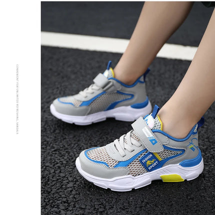 Single Net Children's Shoes Boys Sneakers Summer Breathable Non-slip Surface Girls Casual Tennis Sports Running Outdoor Shoes