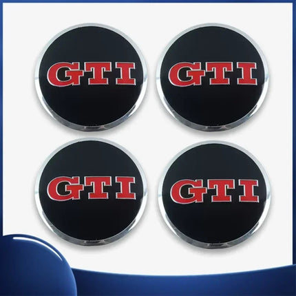 4pcs 56mm Car Wheel Center Sticker for Volkswagen VW GTI ABT Golf 5 6 Polo Passat Tiguan CC Beetle Touran Scirocco Sharan SR32
