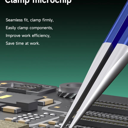 MECHANIC Aac-14 /15 Stainless Steel Tweezers for Phone Repair  Precision 8 Hole Heat Dissipation Flying Wire Spot Welding Clip