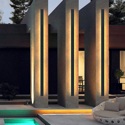 Outdoor waterproof wall lamp LED  strip background wall lamp stair garden lamp living room bedroom bedside ip65 wall lights