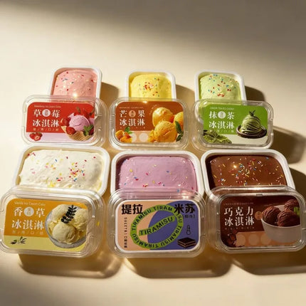 Squishy Simulated Ice Cream Cake Slow Rising Stress Relief Sensory Fidget Toy Gifts for Kids Adults