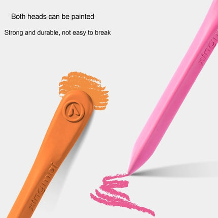 12/24/36 Colors Non-dirty Hand Plastic Crayons Washable Erasable Color Crayons for Children’s Painting School Office Supplies