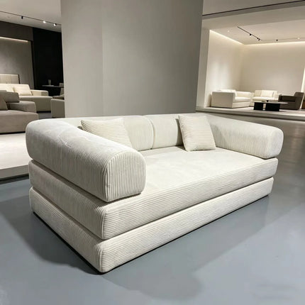 150CM Modern Style Air Compression Fabric Flannel Deformable Modular Couch for Living Room Sectional Composable  Sofa Bed