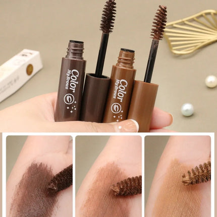 Brown Liquid Eyebrow Cream Long Lasting Natural Eyebrow Pencil Mascara Quick-drying Paint Eyebrow Gel Women Makeup