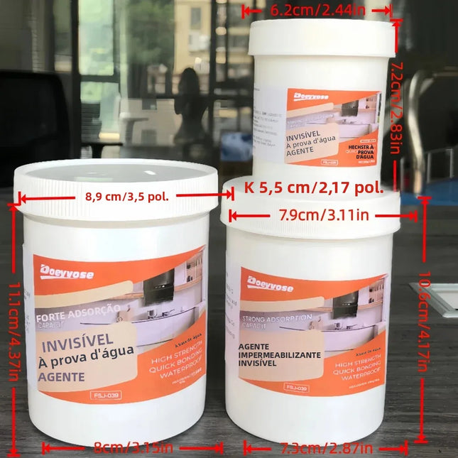 500g/300g/100g Super Tough  Invisible Waterproof Sealant, Multi Size ,Household Leak Repair Glue