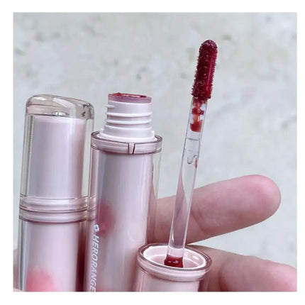HERORANGE Lip Gloss Mirror Lip Glaze Watery Waterproof Lasting Transparent Jelly Liquid Lipstick Beauty Makeup Lip Cosmetic