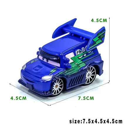 Pixar Cars Lightning McQueen Racing Party Wingo Snod-Rod Boost Dj Metal Diecast Model Toy Cars