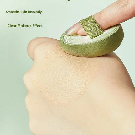 Artist Series Mini Finger Sponge Waterdrop Shape Peach Shape Hydrophilic Polyurethane Dry Sponge for Makeup Application