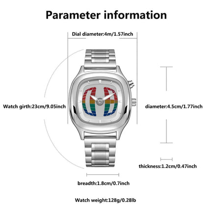 New High-end Watches for Men and Women Dynamic Digital Display Y2K Clock Luminous Waterproof Quartz Wristwatches with Box Gifts