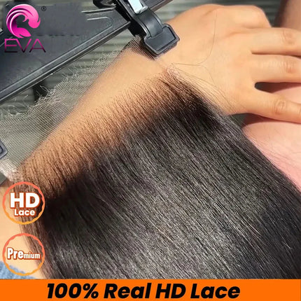 Real HD Lace Frontal Only Full 13x6 13x4 Invisible Melt Skins Lace 5x5 6x6 7x5 HD Lace Closures Human Hair Body Wave & Straight