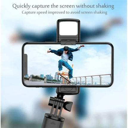 Wireless Bluetooth Selfie Stick Tripod With Fill Light Remote Shutter Extendable 360° For iPhone Samsung Xiaomi Vlog Live Holder