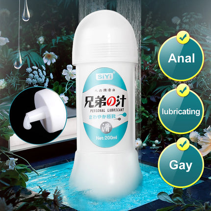 200ml Lubricant Water Based Imitation Lube Oil Oral Women Vagina Anal Lubricating Male Adult Lubricant for Erection Men