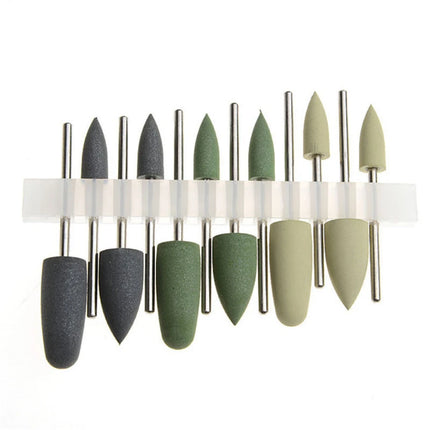 5Boxes Dental Invisible Denture Base Polishing Set HP0412 Polishing Grinding Head Grinding Head Rubber Grinding Head