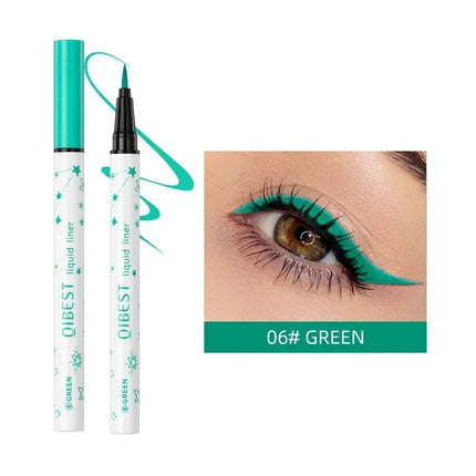 1Pc Quickily Drying Colorful Eyeliners Pencil Eyes Cosmetics Matte Liquid Eyeliners Waterproof Lasting White Sweatproof  Make Up