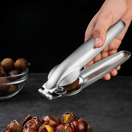 2025 Stainless Steel Chestnut Opener, Cross Shaped Chestnut, Household Multifunctional Peeling Tool, Chestnut Clip, Walnut Clip