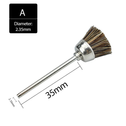 2.35MmX10Pcs Dental Polishing Wheel Wool Cotton Polishing Brushes Polishers for Rotary Tools Jewelry Buffing Polishing Wheel